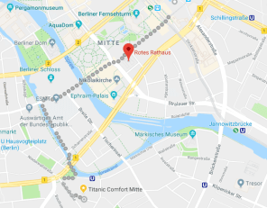 Alexandreplatz-Otel Yürüme Rotası